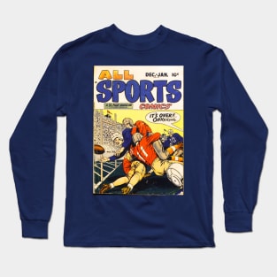 VINTAGE WINNERS TOUCH DOWN  AMERICAN FOOTBALL  PLAYERS Long Sleeve T-Shirt